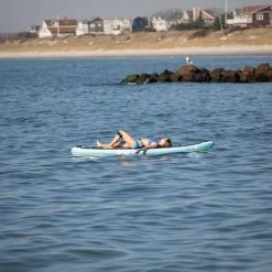 TAHE 11'6" Inflatable 2-Person Hybrid Stand-Up Paddleboard/Kayak Package -Deals Paddle Store 20132080 8