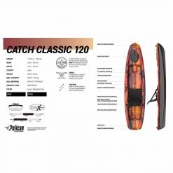 PELICAN Catch Classic 120 Sit-On-Top Angler Kayak 5 PELICAN Catch Classic 120 Sit-On-Top Angler Kayak -Deals Paddle Store 20473773 3 1500.03122021023024